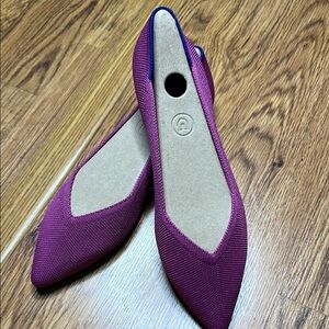 Chic Pink Flats with Suede Finish